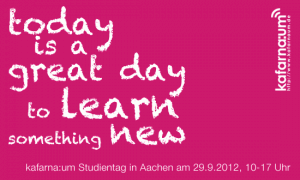 Anmeldung zum Studientag in kafarna:um 29.9.2012